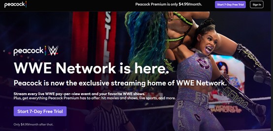 stream WWE from anywhere